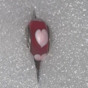 Pandora Red and Pink Heart Charm Bracelet